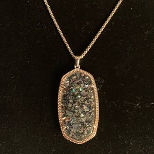 RARE NWT Kendra Scott Gold Reid necklace